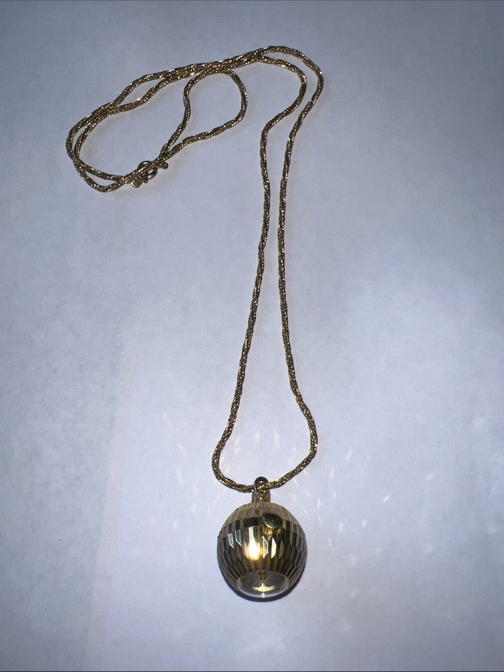 Vintage Baylor pendant watch necklace works